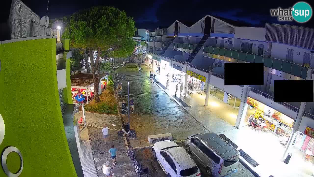 Webcam Bibione Einkaufsstraße – Liveblick
