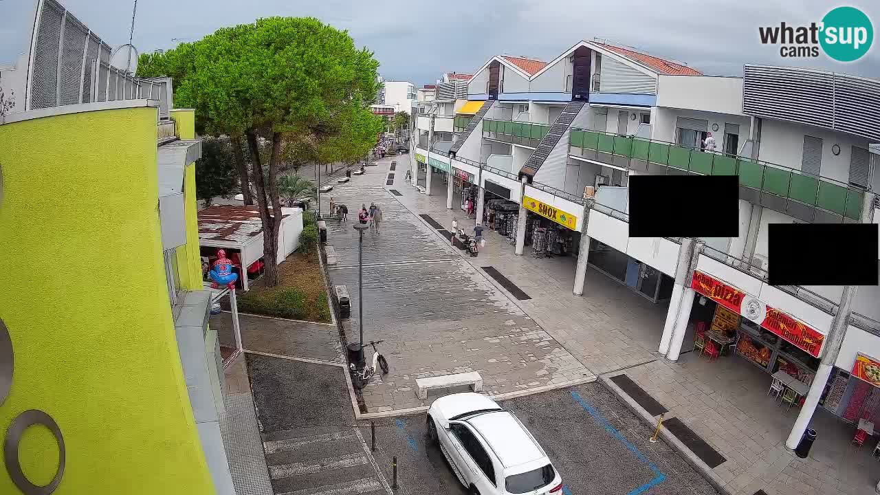 Webcam Rue Commerçante de Bibione – Vue en direct