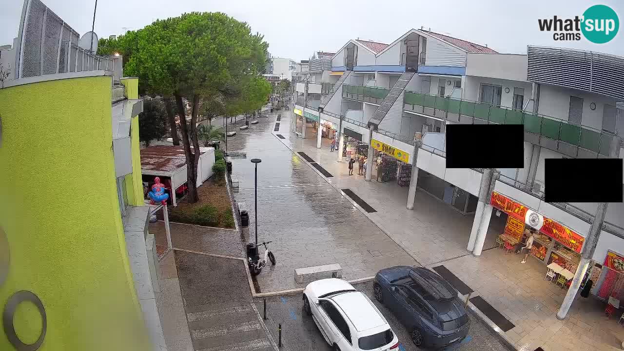 Webcam Bibione Einkaufsstraße – Liveblick