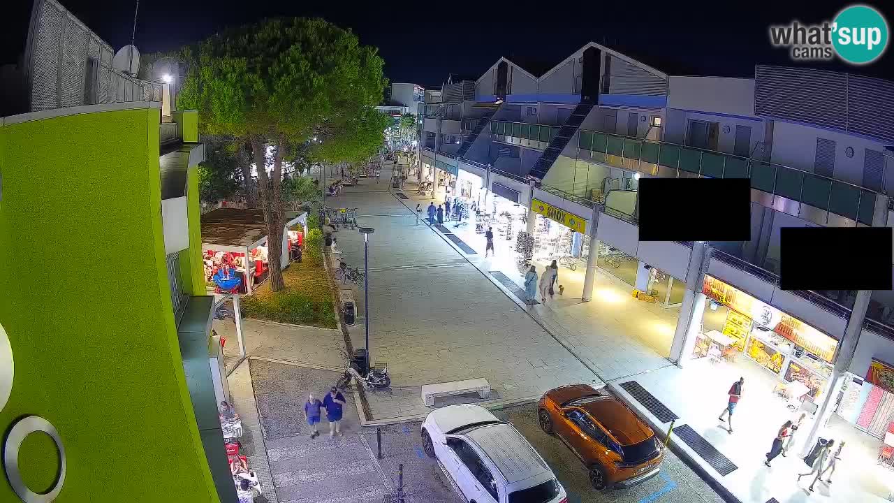 Webcam Bibione Einkaufsstraße – Liveblick