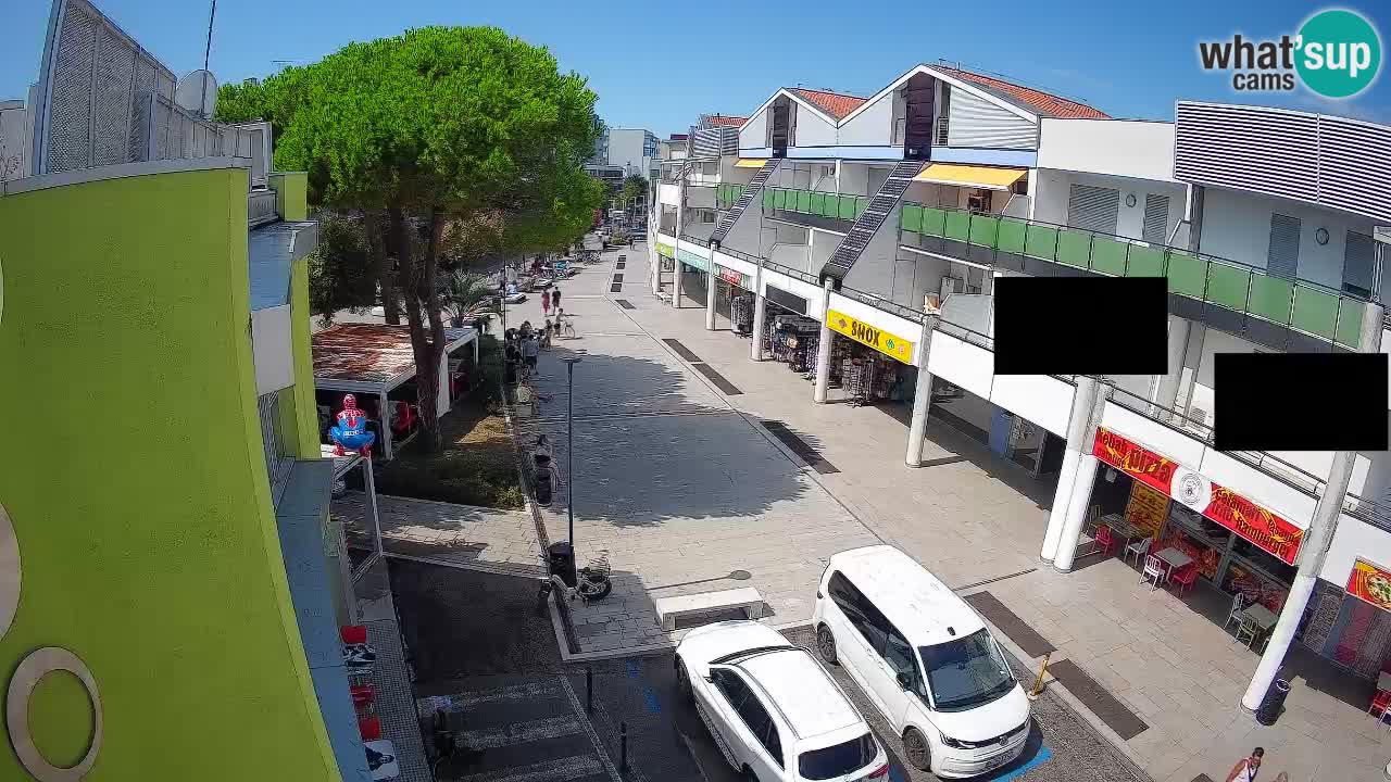 Webcam Rue Commerçante de Bibione – Vue en direct