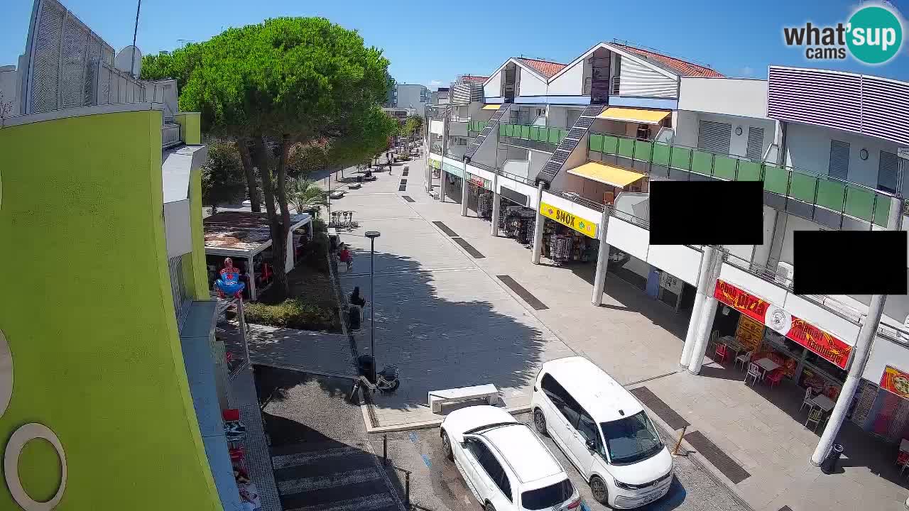 Webcam Rue Commerçante de Bibione – Vue en direct