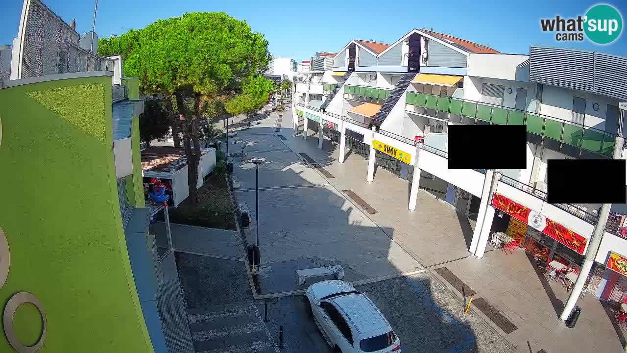 Webcam Bibione Einkaufsstraße – Liveblick