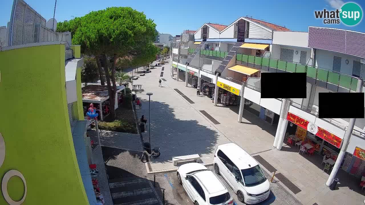 Web kamera Bibione – Trgovačka ulica uživo