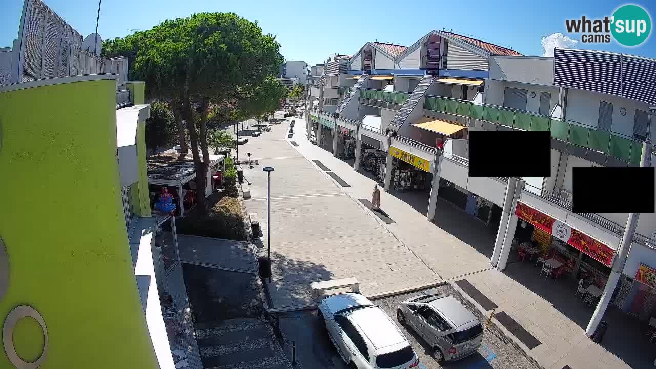 Web kamera Bibione – Trgovačka ulica uživo