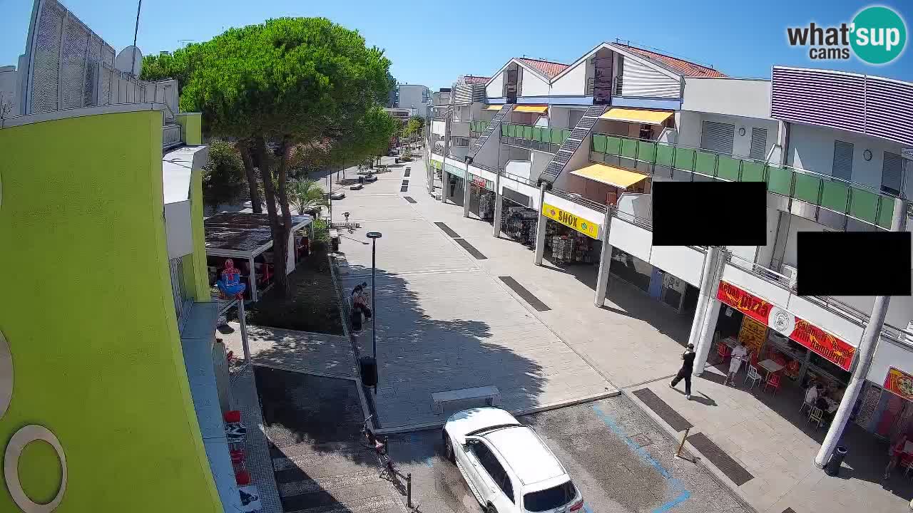 Webcam Rue Commerçante de Bibione – Vue en direct