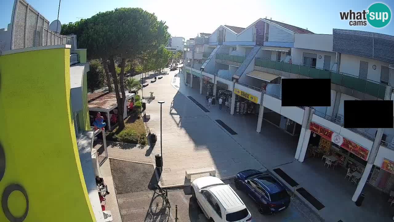 Webcam Bibione Einkaufsstraße – Liveblick