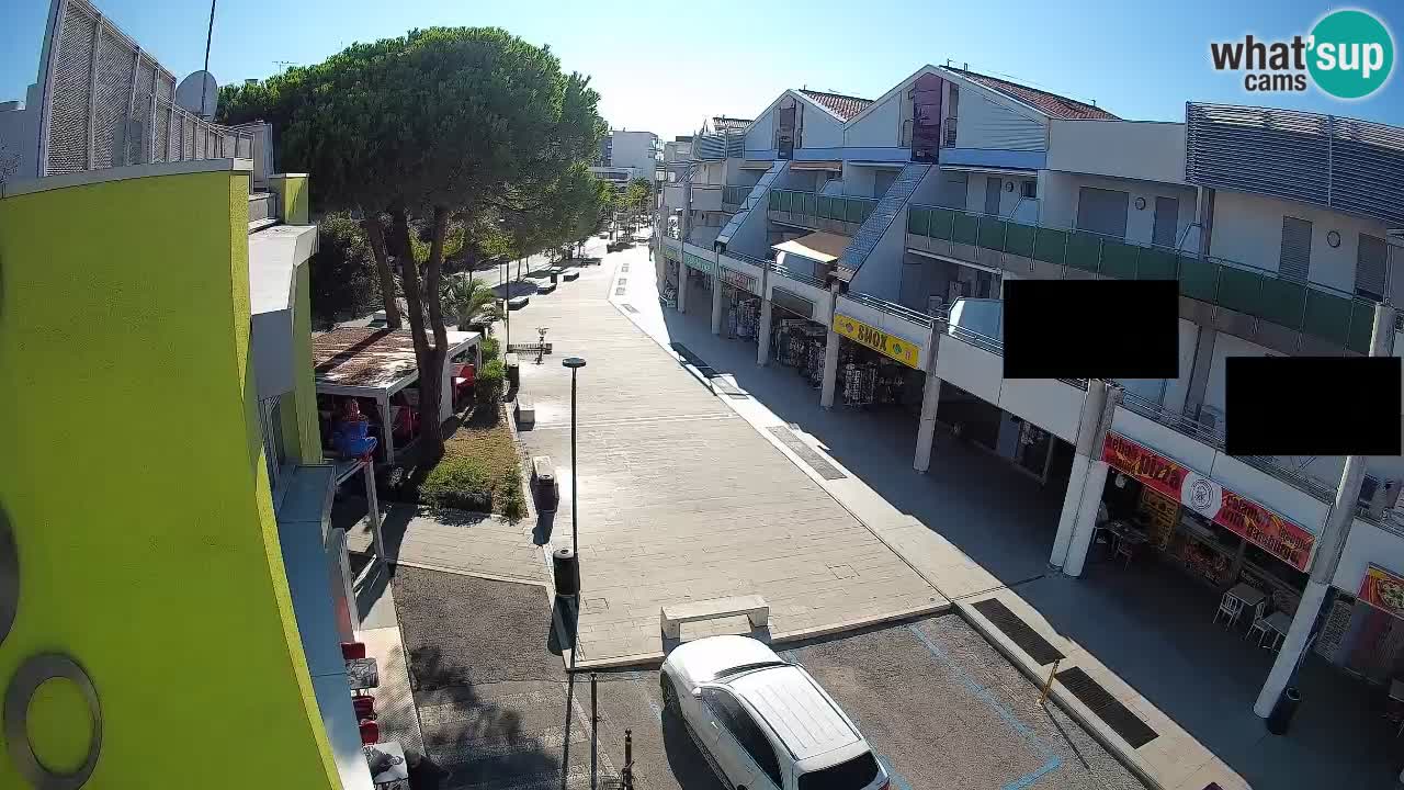 Webcam Bibione Einkaufsstraße – Liveblick