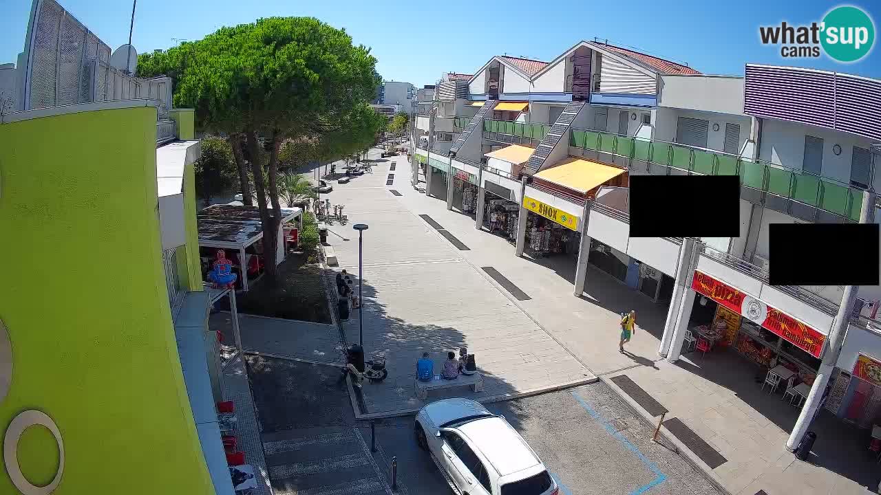 Webcam Bibione Einkaufsstraße – Liveblick