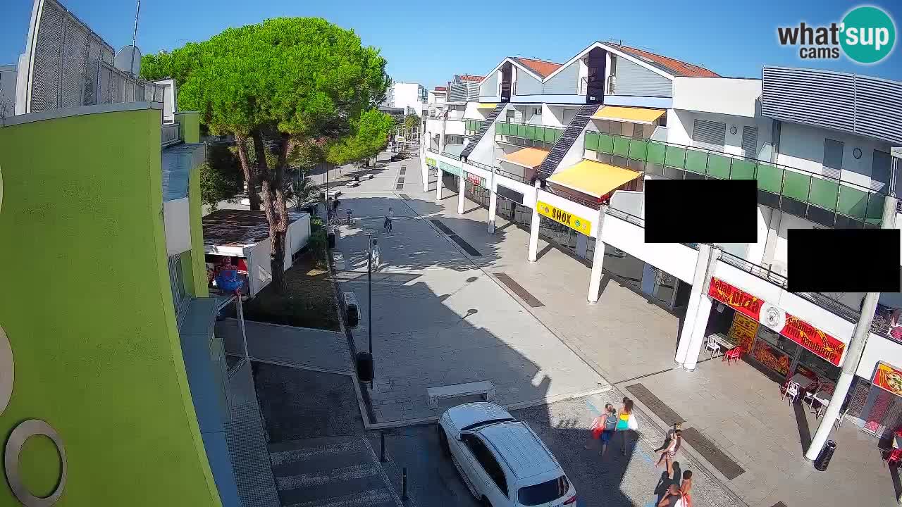 Webcam Via dello Shopping Bibione – Diretta Live