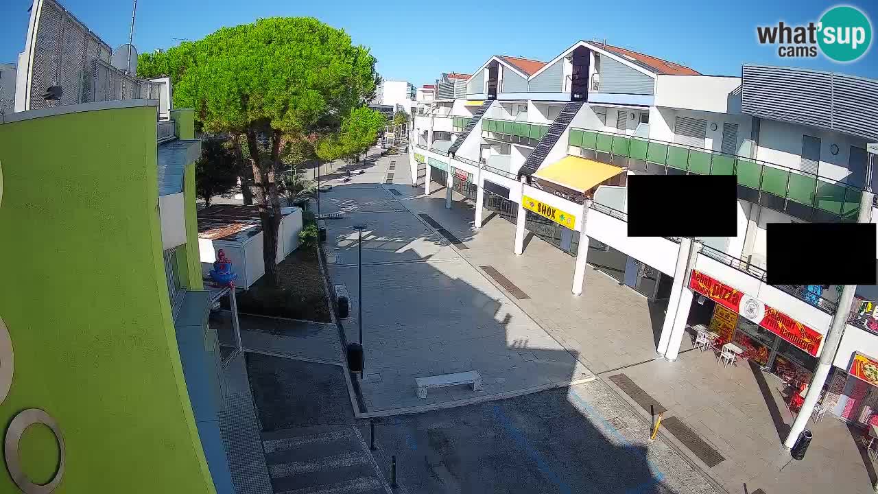 Webcam Bibione Einkaufsstraße – Liveblick