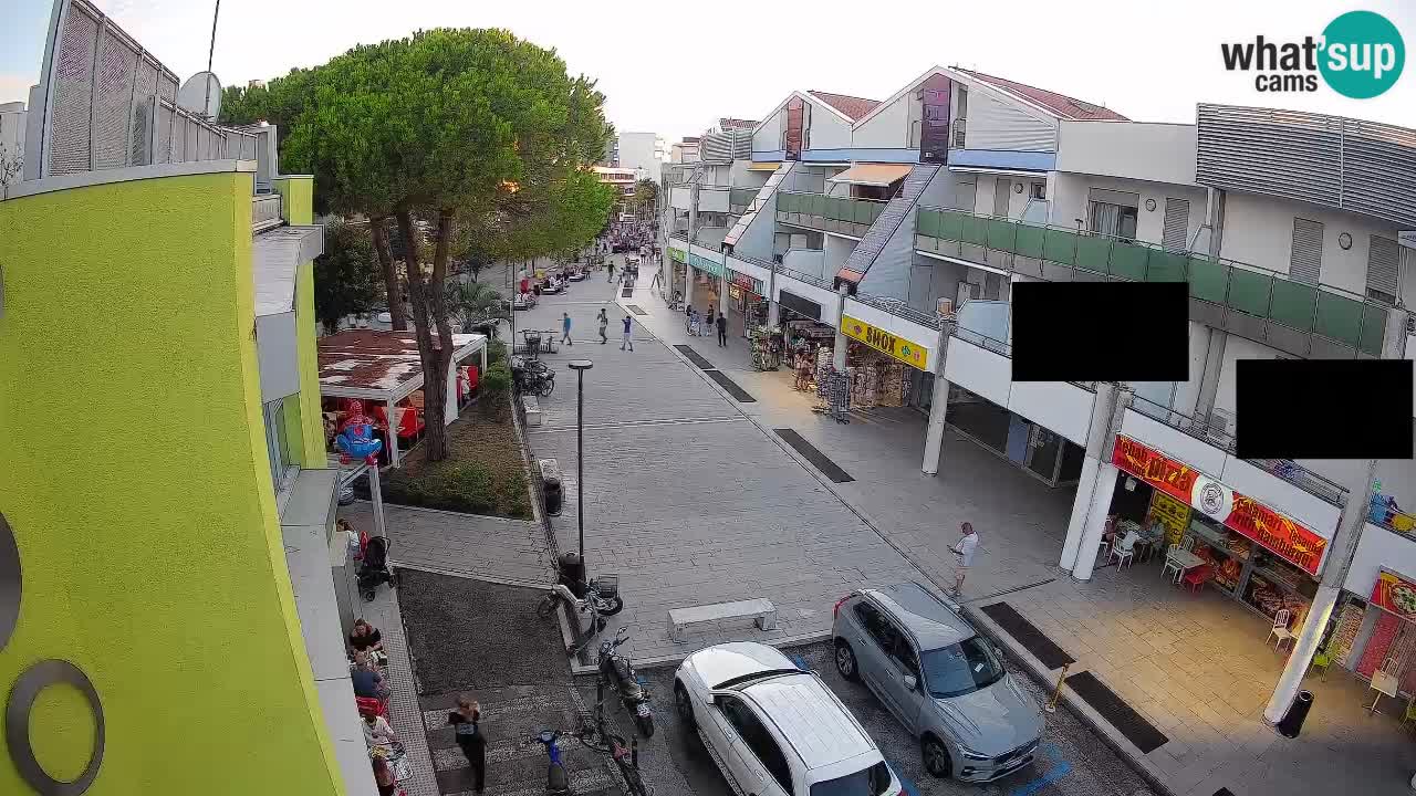 Webcam Bibione Einkaufsstraße – Liveblick