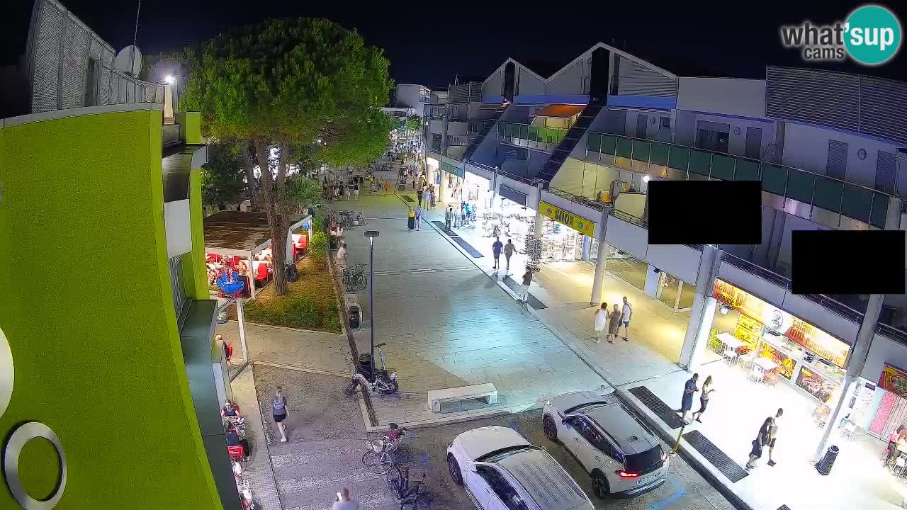 Webcam Bibione Einkaufsstraße – Liveblick