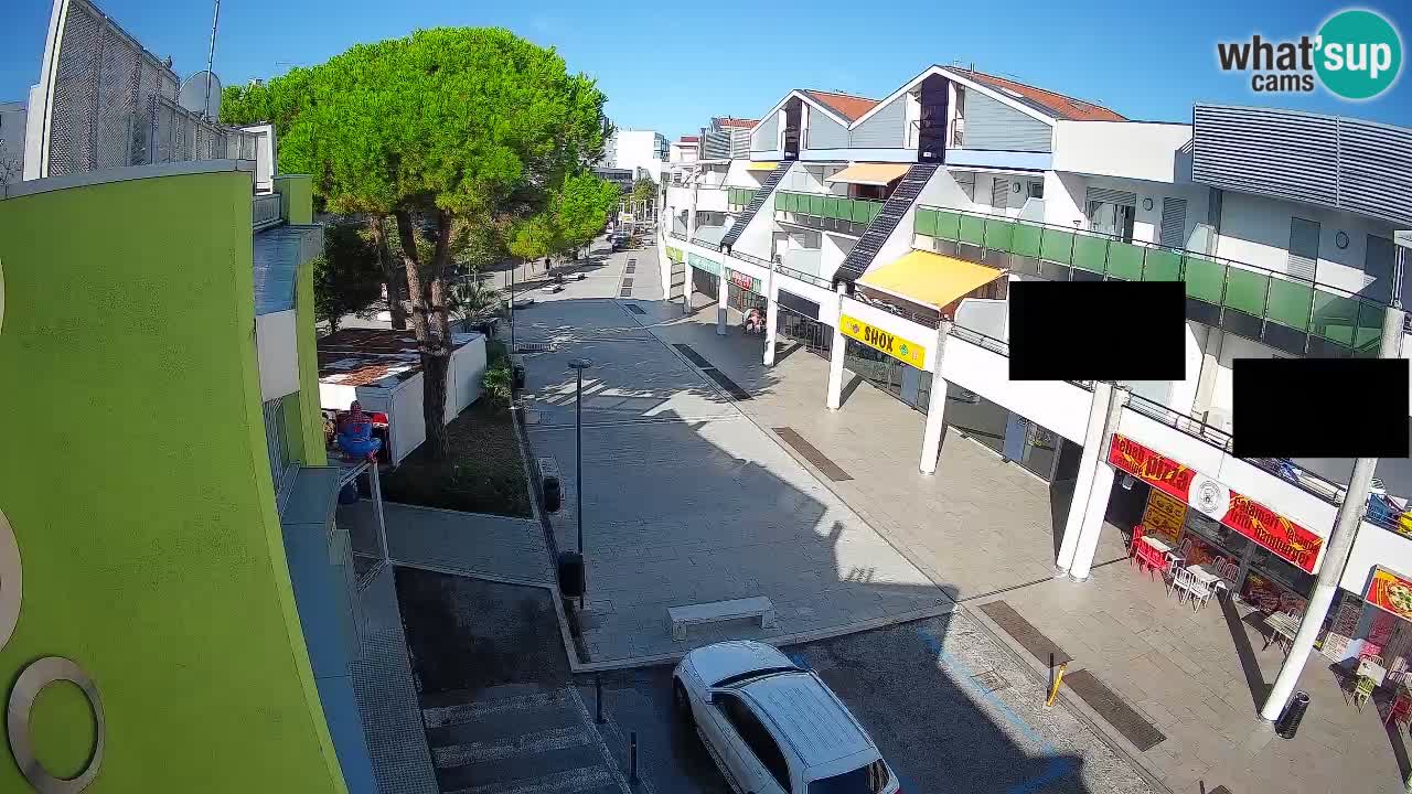 Webcam Bibione Einkaufsstraße – Liveblick