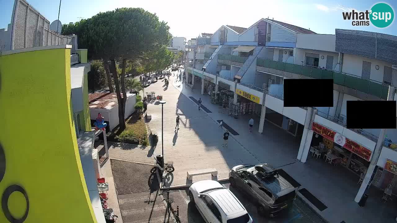 Webcam Bibione Einkaufsstraße – Liveblick