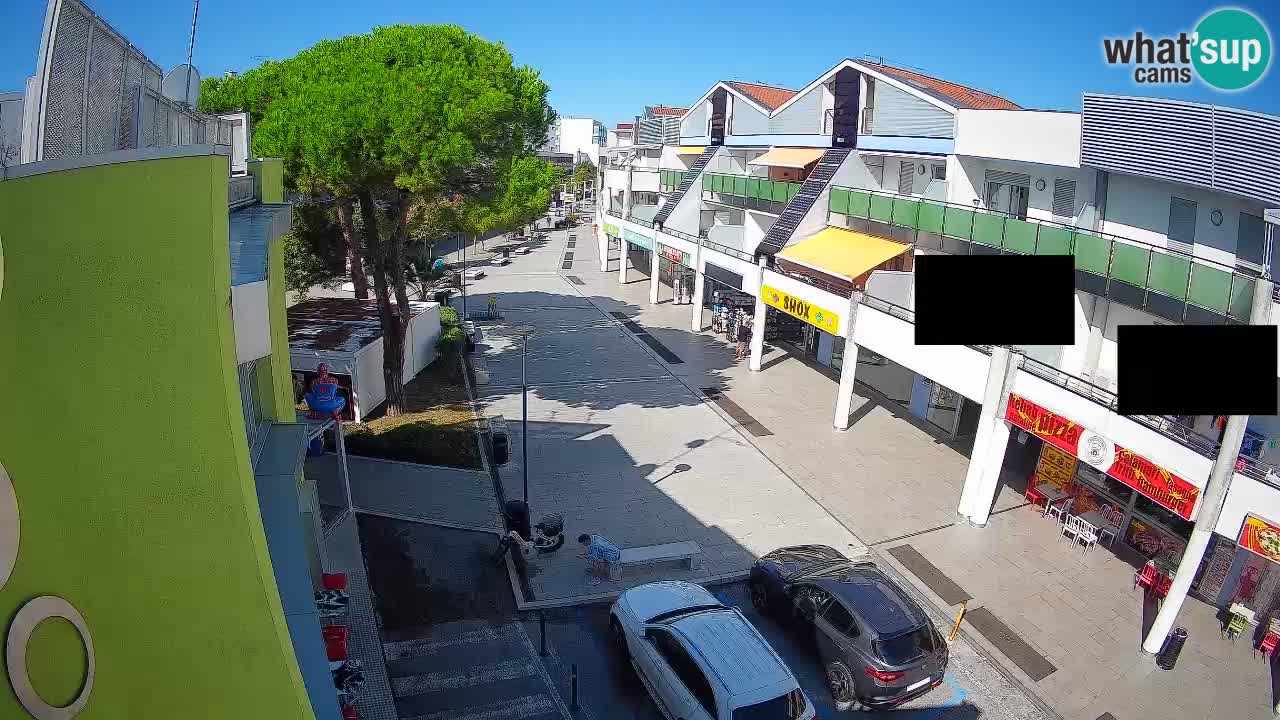 Webcam Bibione Einkaufsstraße – Liveblick