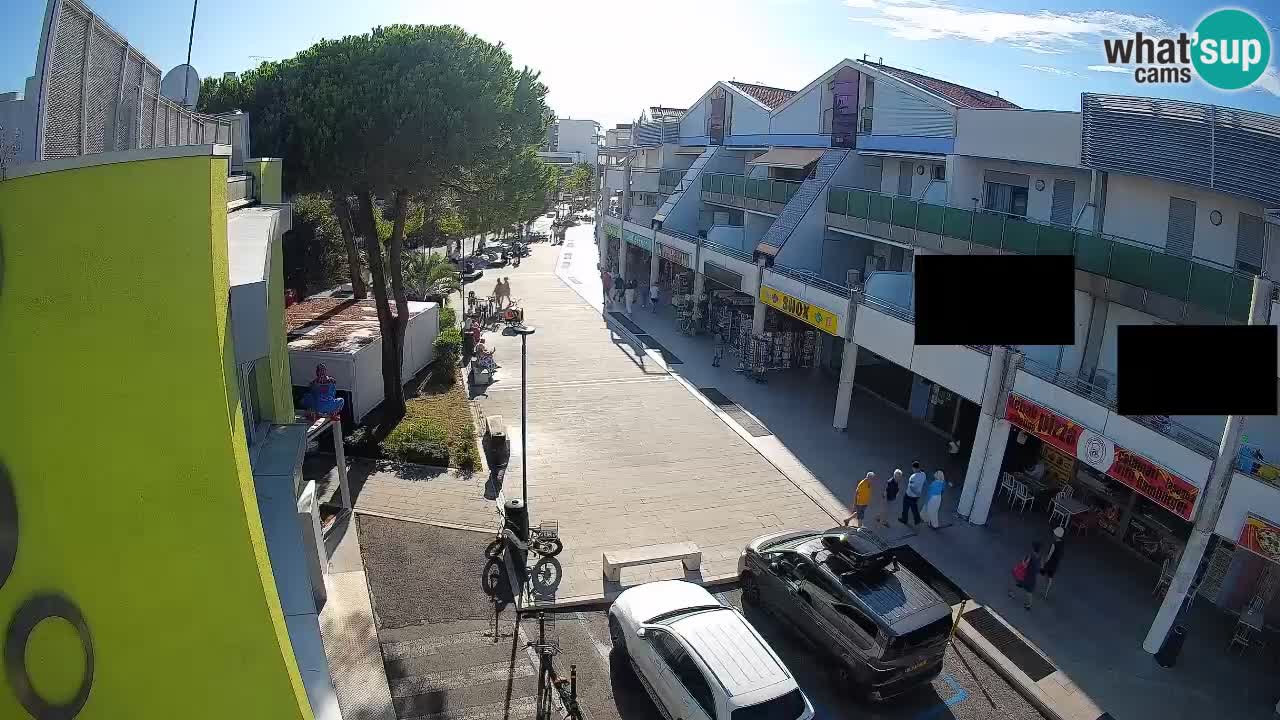 Webcam Bibione Einkaufsstraße – Liveblick