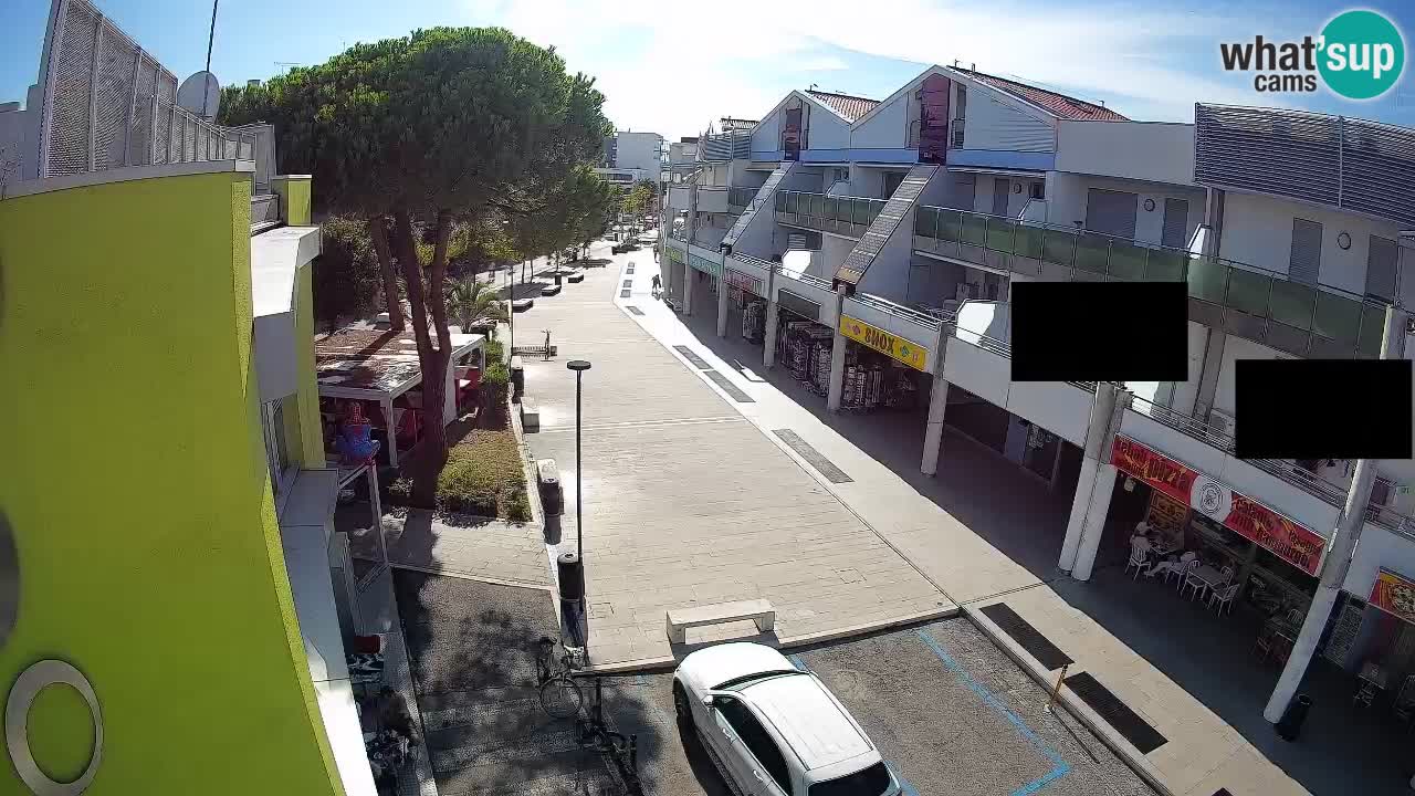 Webcam Rue Commerçante de Bibione – Vue en direct