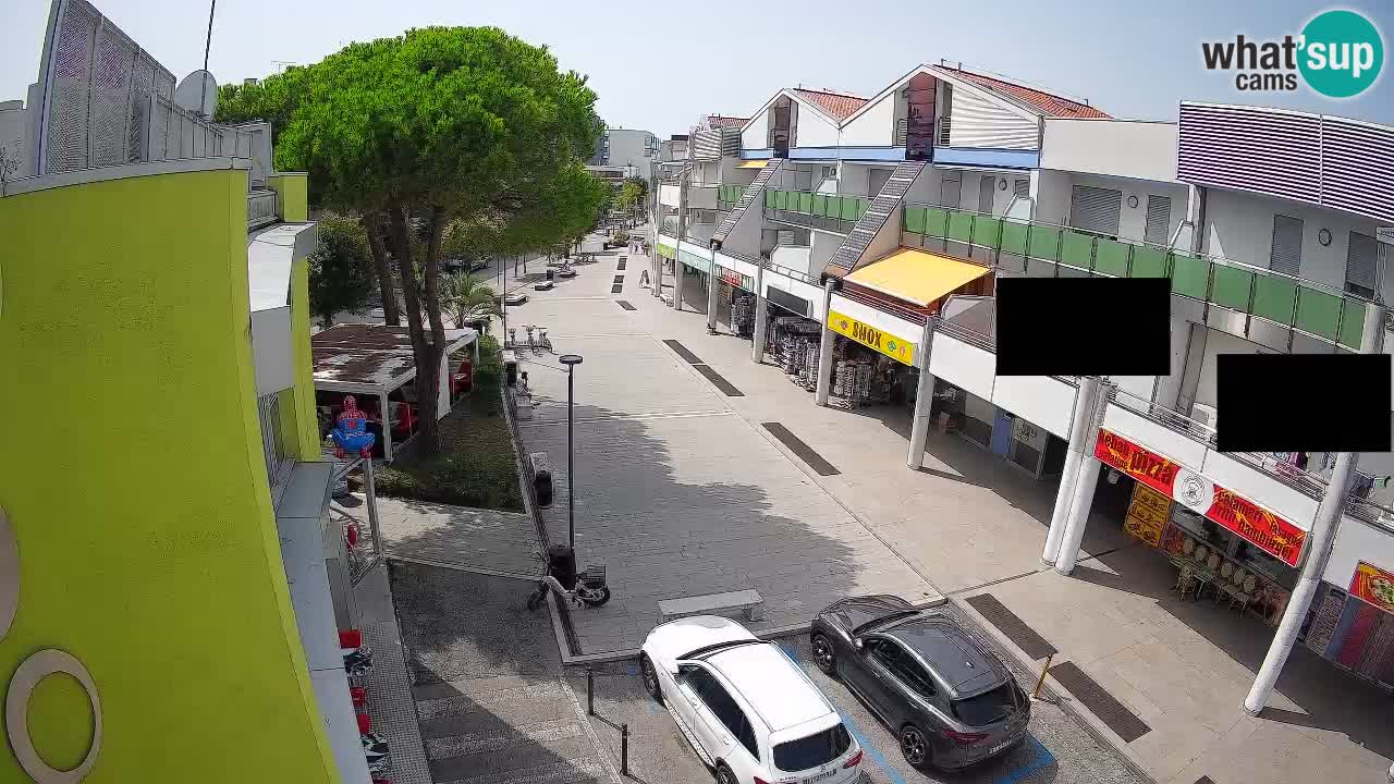 Webcam Rue Commerçante de Bibione – Vue en direct