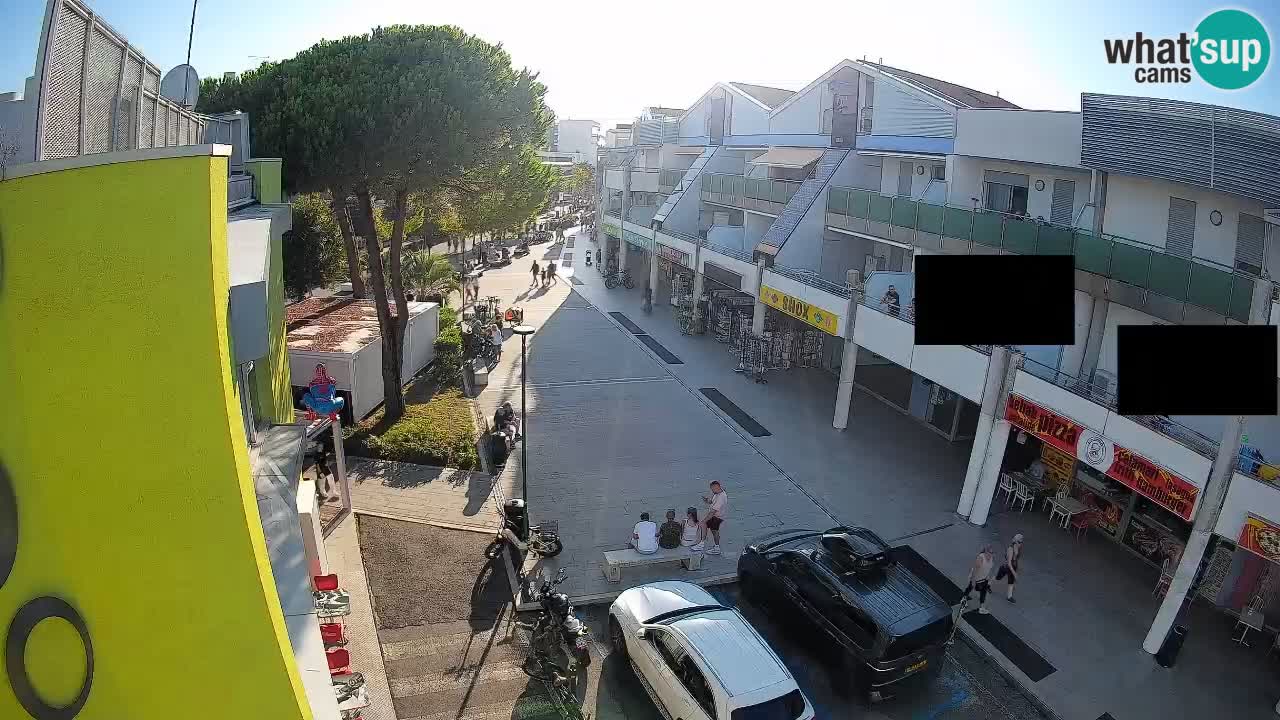 Webcam Via dello Shopping Bibione – Diretta Live