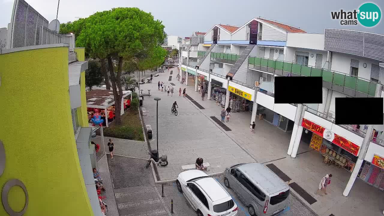 Web kamera Bibione – Trgovačka ulica uživo