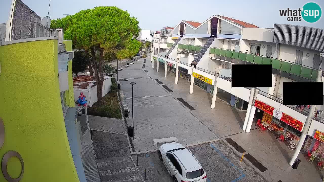 Webcam Bibione Einkaufsstraße – Liveblick