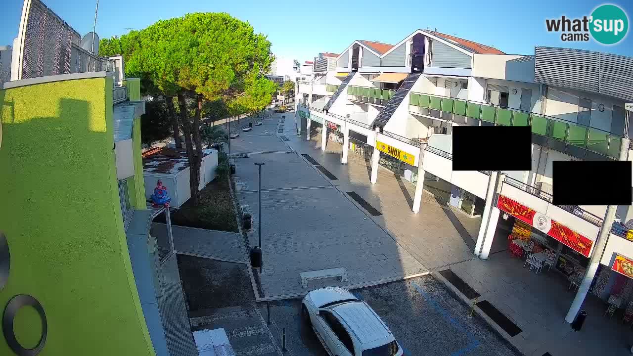 Webcam Bibione Einkaufsstraße – Liveblick