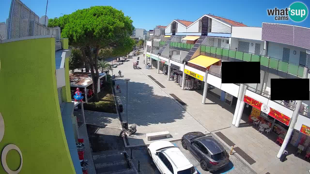 Webcam Bibione Einkaufsstraße – Liveblick