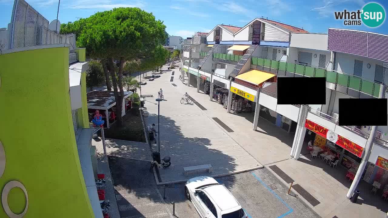 Webcam Bibione Einkaufsstraße – Liveblick