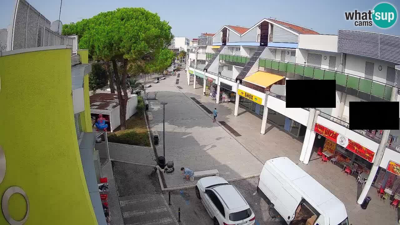 Webcam Rue Commerçante de Bibione – Vue en direct