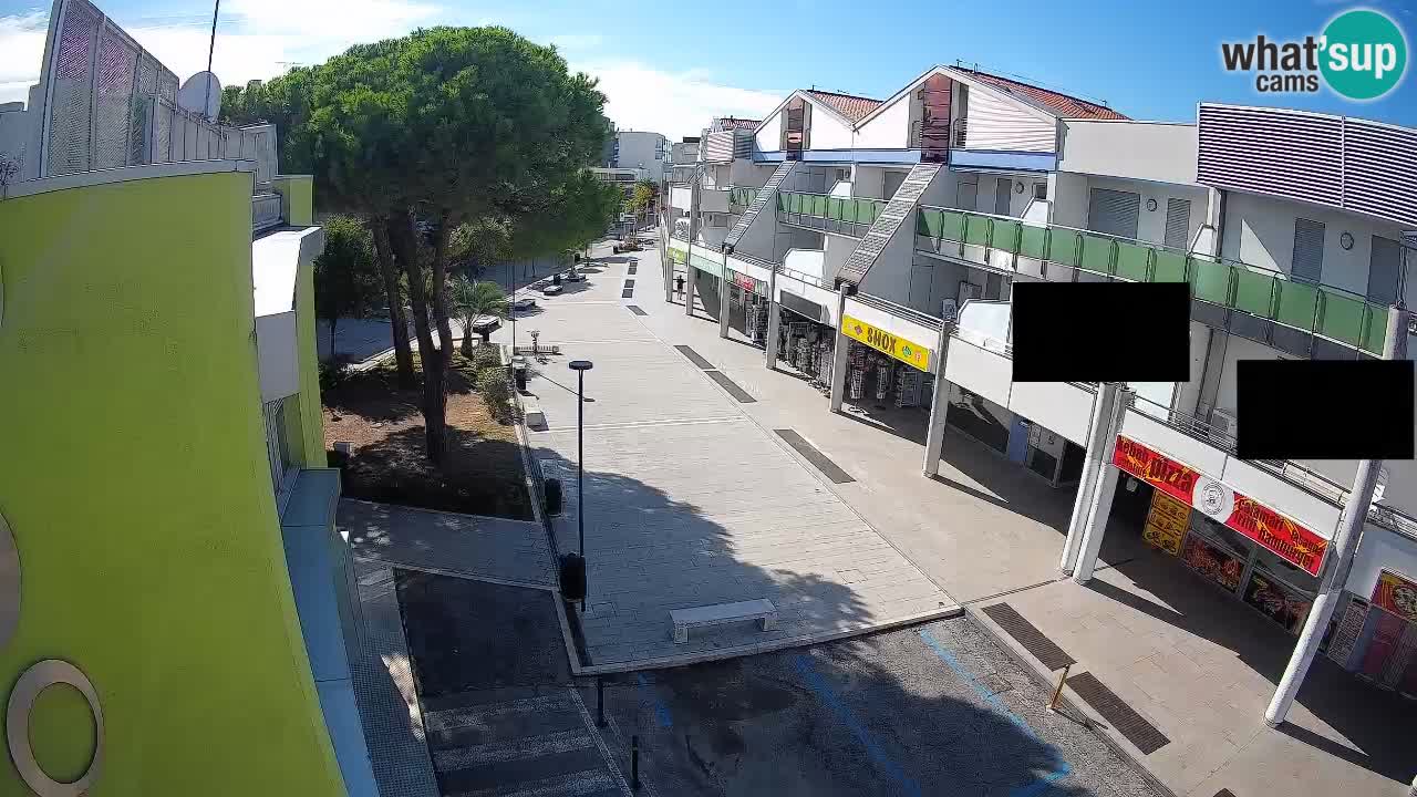 Webcam Rue Commerçante de Bibione – Vue en direct