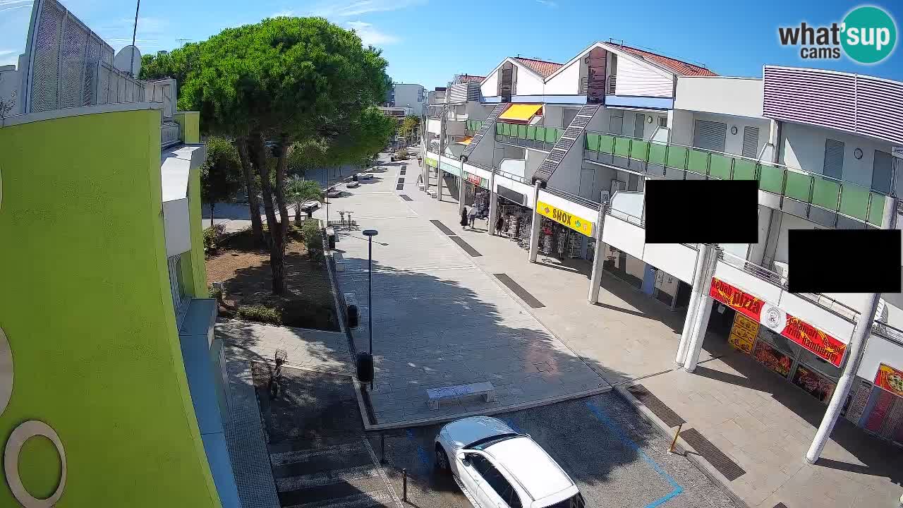 Web kamera Bibione – Trgovačka ulica uživo