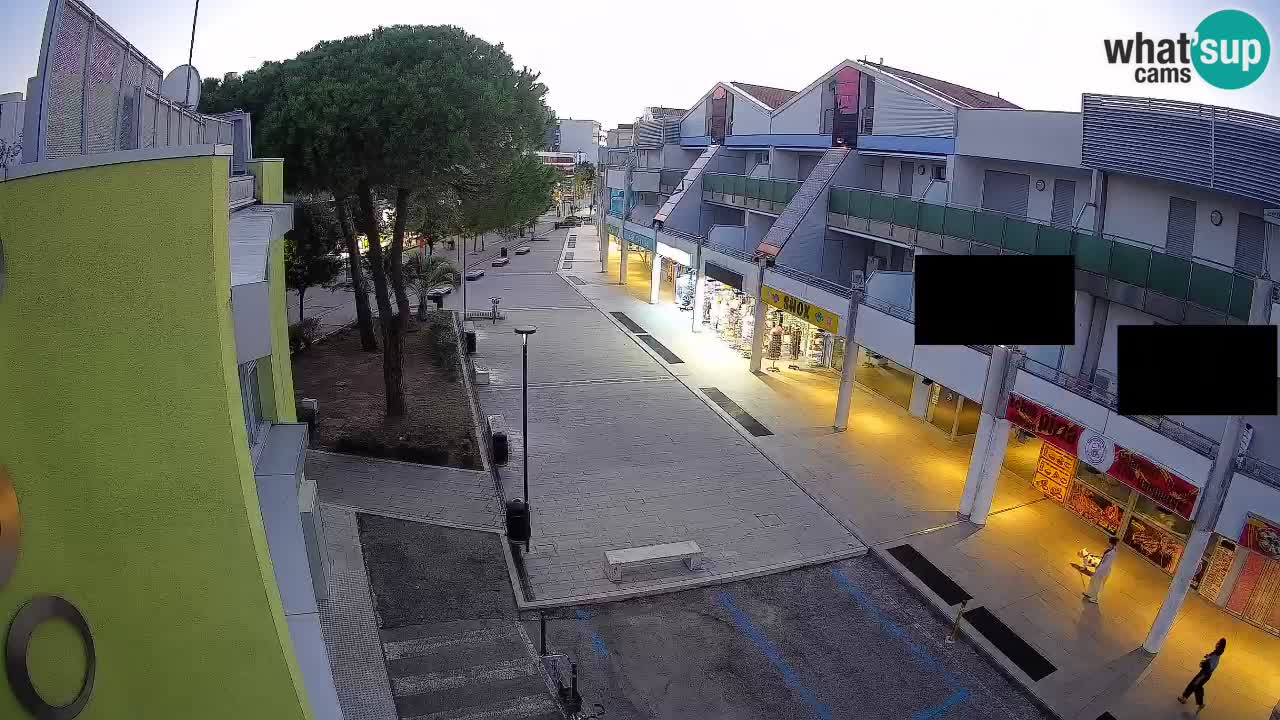 Webcam Bibione Einkaufsstraße – Liveblick