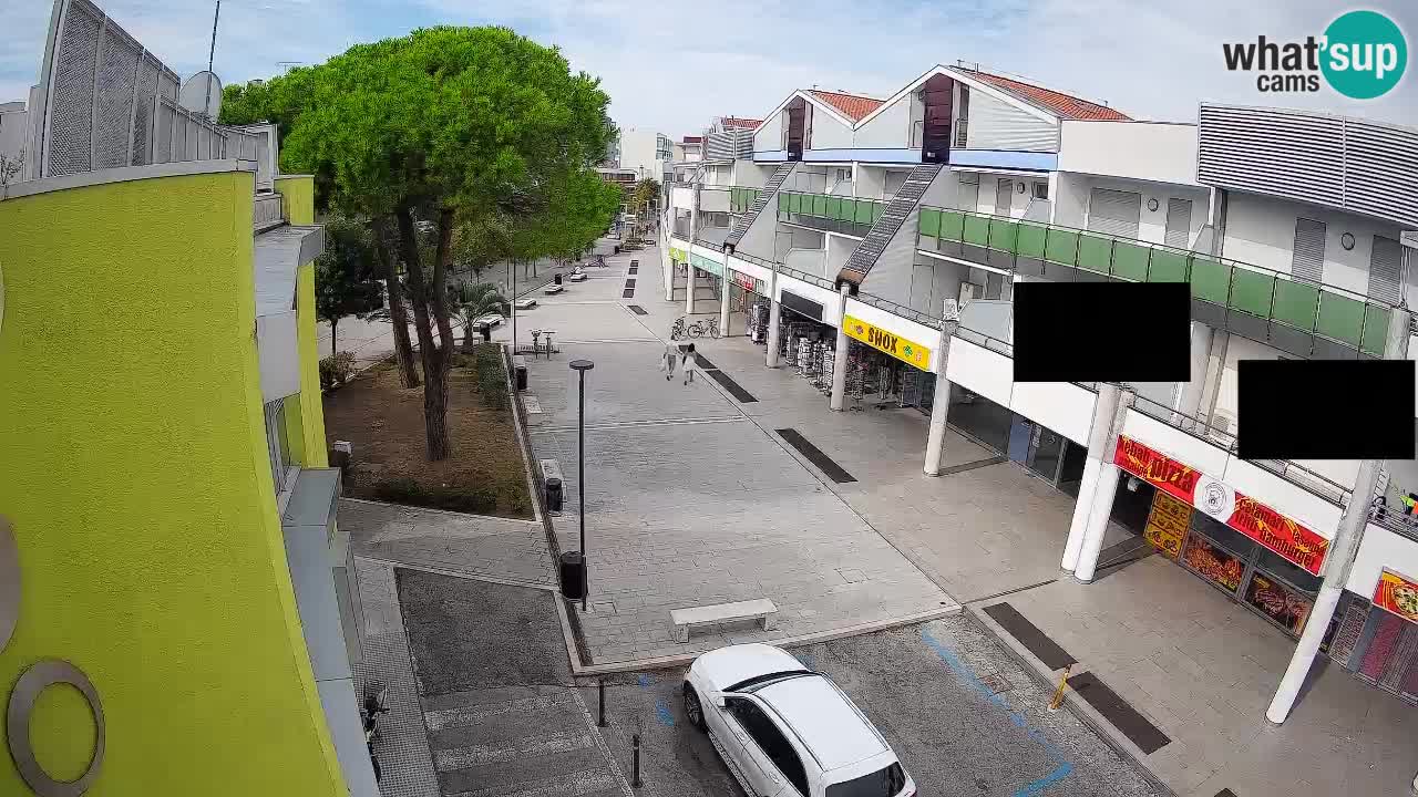 Webcam Rue Commerçante de Bibione – Vue en direct