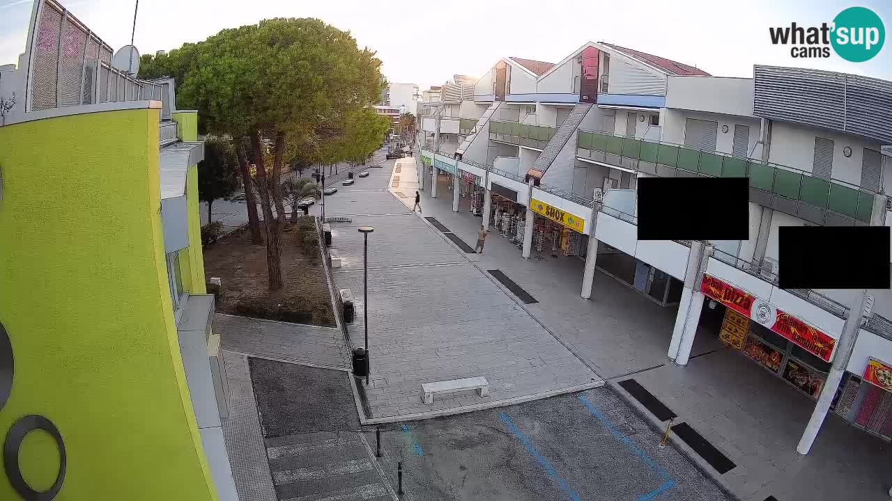 Webcam Bibione Einkaufsstraße – Liveblick