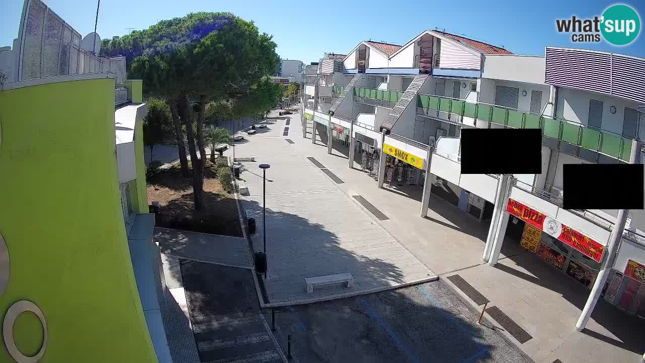 Web kamera Bibione – Trgovačka ulica uživo