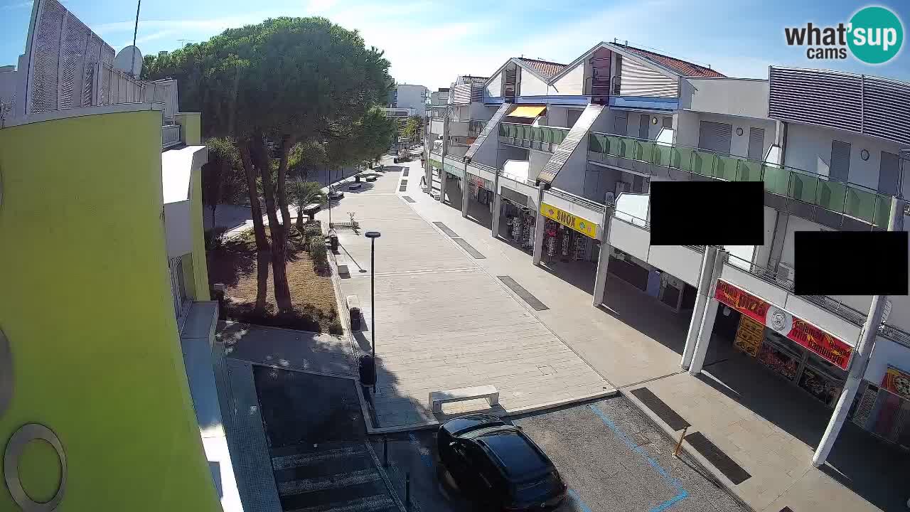 Web kamera Bibione – Trgovačka ulica uživo