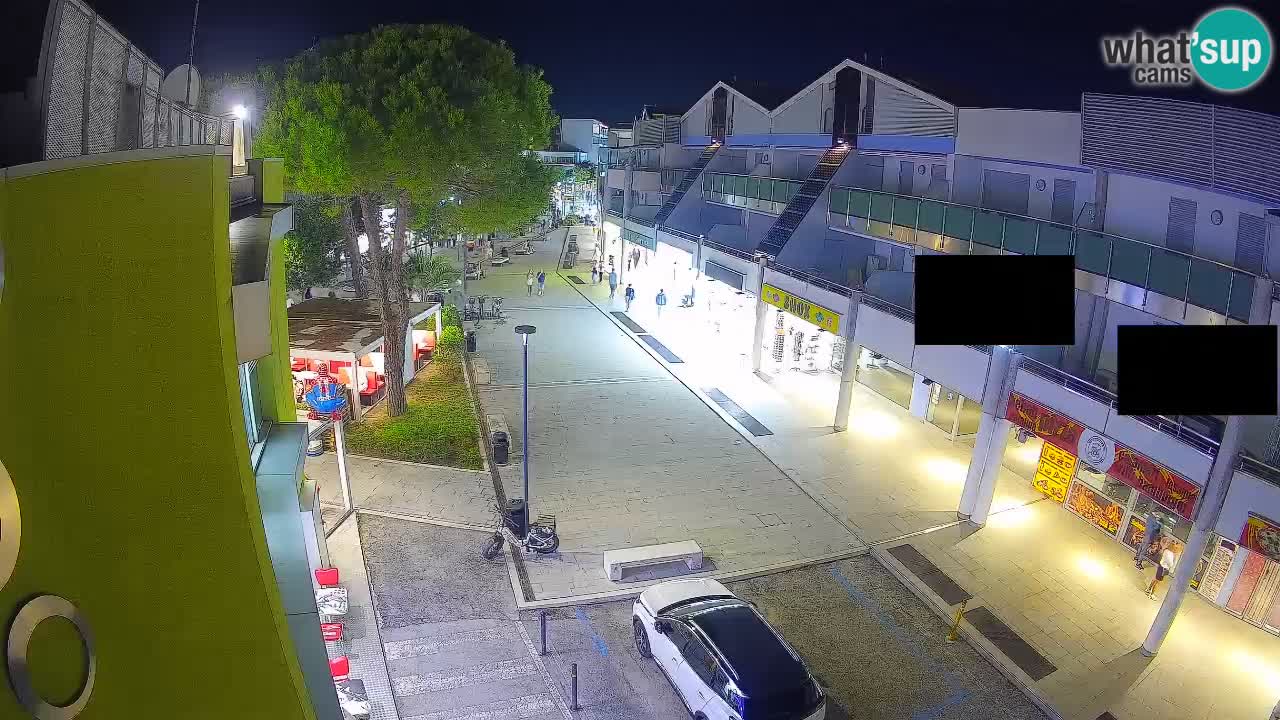 Webcam Bibione Einkaufsstraße – Liveblick