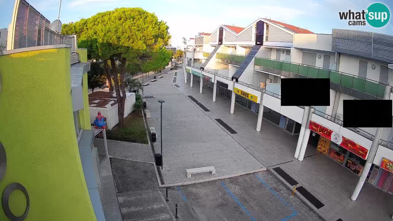 Webcam Bibione Einkaufsstraße – Liveblick