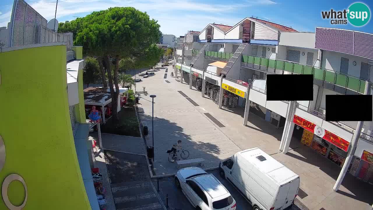 Webcam Bibione Einkaufsstraße – Liveblick