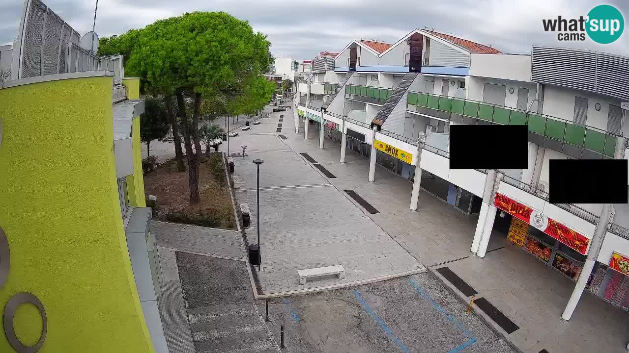 Webcam Rue Commerçante de Bibione – Vue en direct