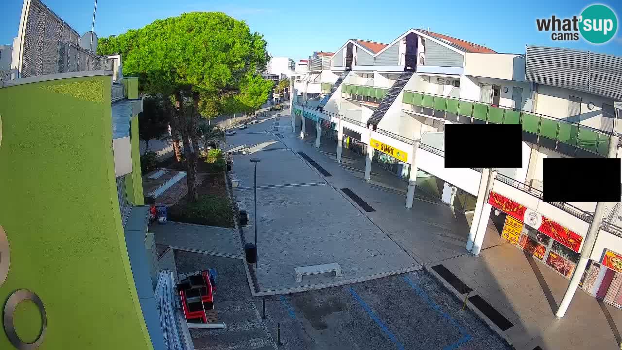 Webcam Bibione Einkaufsstraße – Liveblick