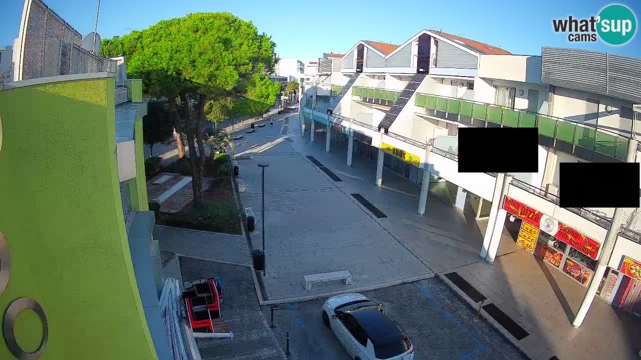 Webcam Bibione Einkaufsstraße – Liveblick