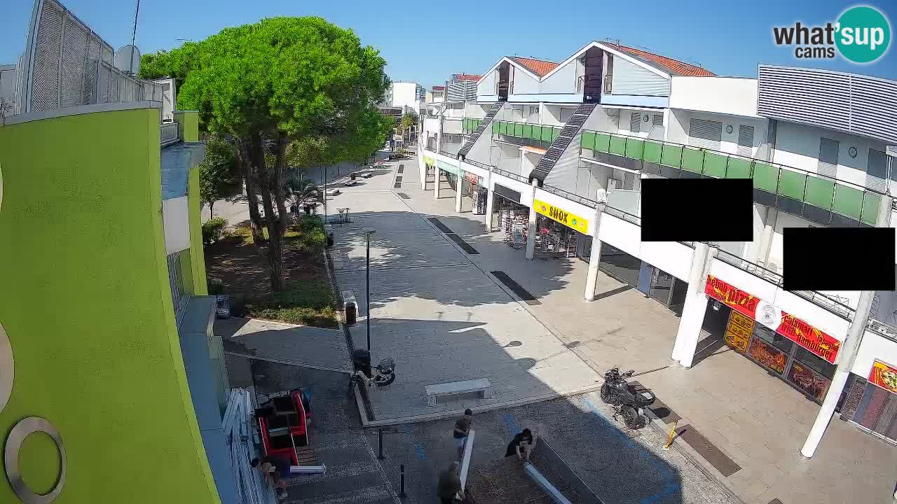 Webcam Rue Commerçante de Bibione – Vue en direct