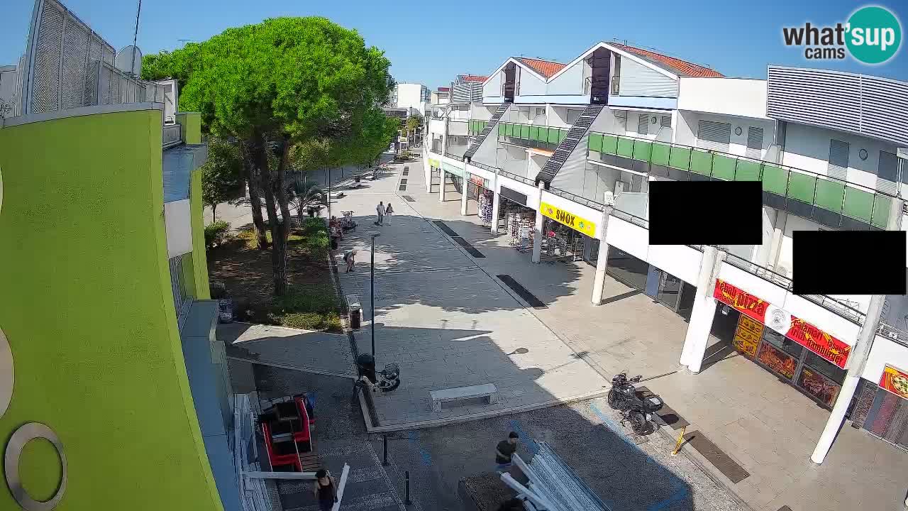 Web kamera Bibione – Trgovačka ulica uživo