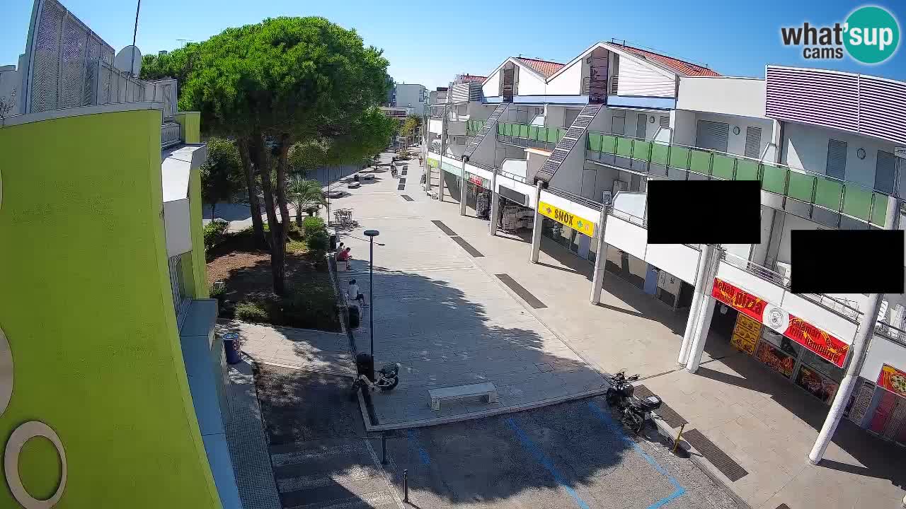 Webcam Bibione Einkaufsstraße – Liveblick
