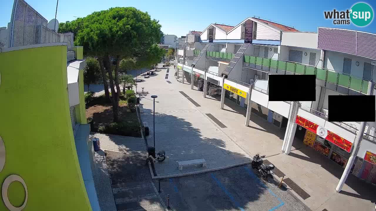 Web kamera Bibione – Trgovačka ulica uživo