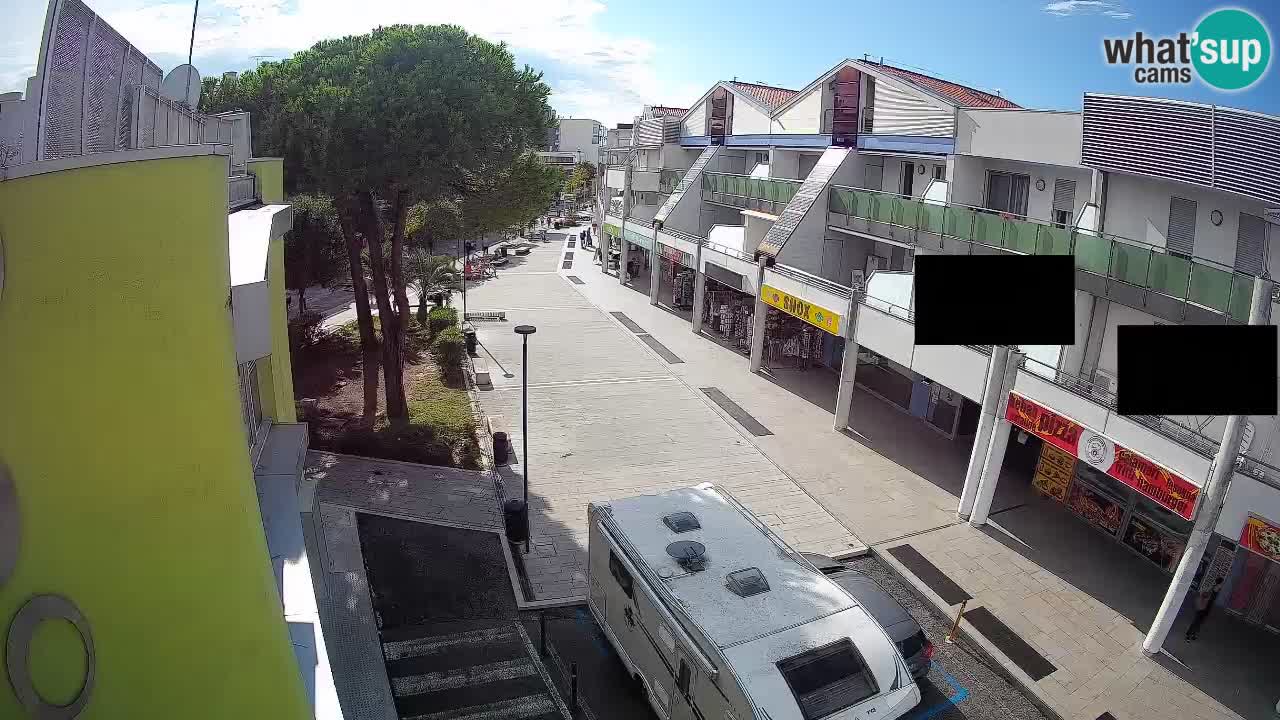 Webcam Rue Commerçante de Bibione – Vue en direct