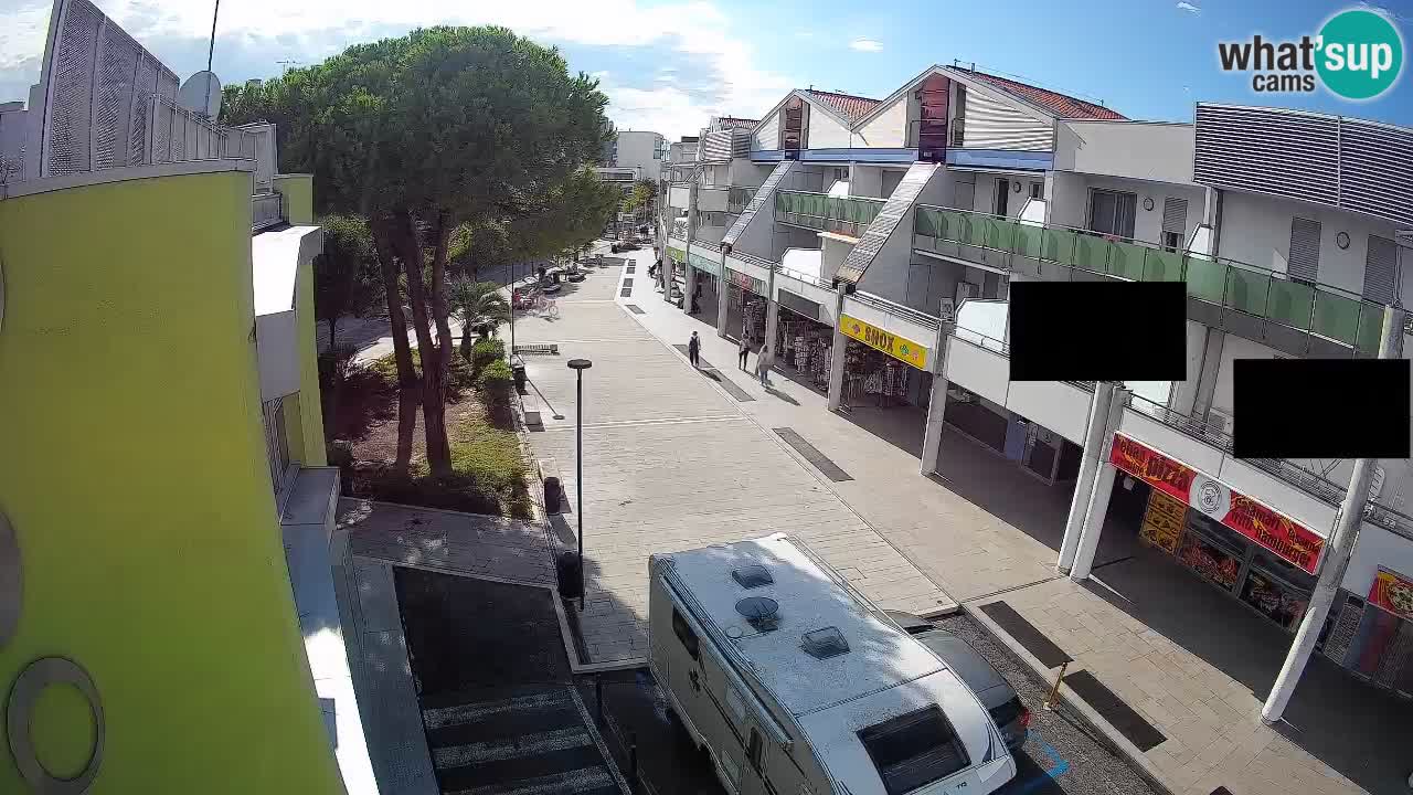 Webcam Bibione Einkaufsstraße – Liveblick