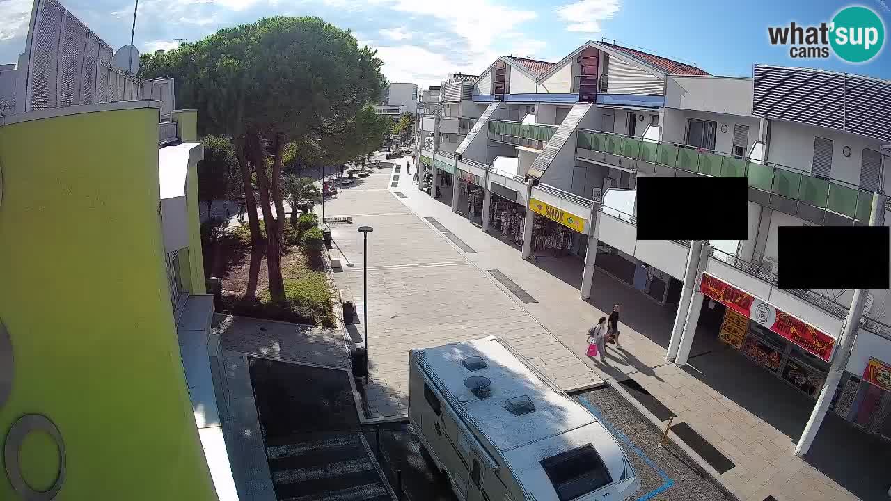 Webcam Rue Commerçante de Bibione – Vue en direct